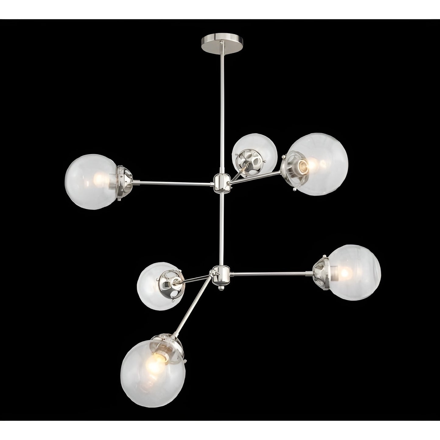 Modern Elegance: Meeks 6-Light Sputnik Sphere Chandelier for Stylish Illumination β¨