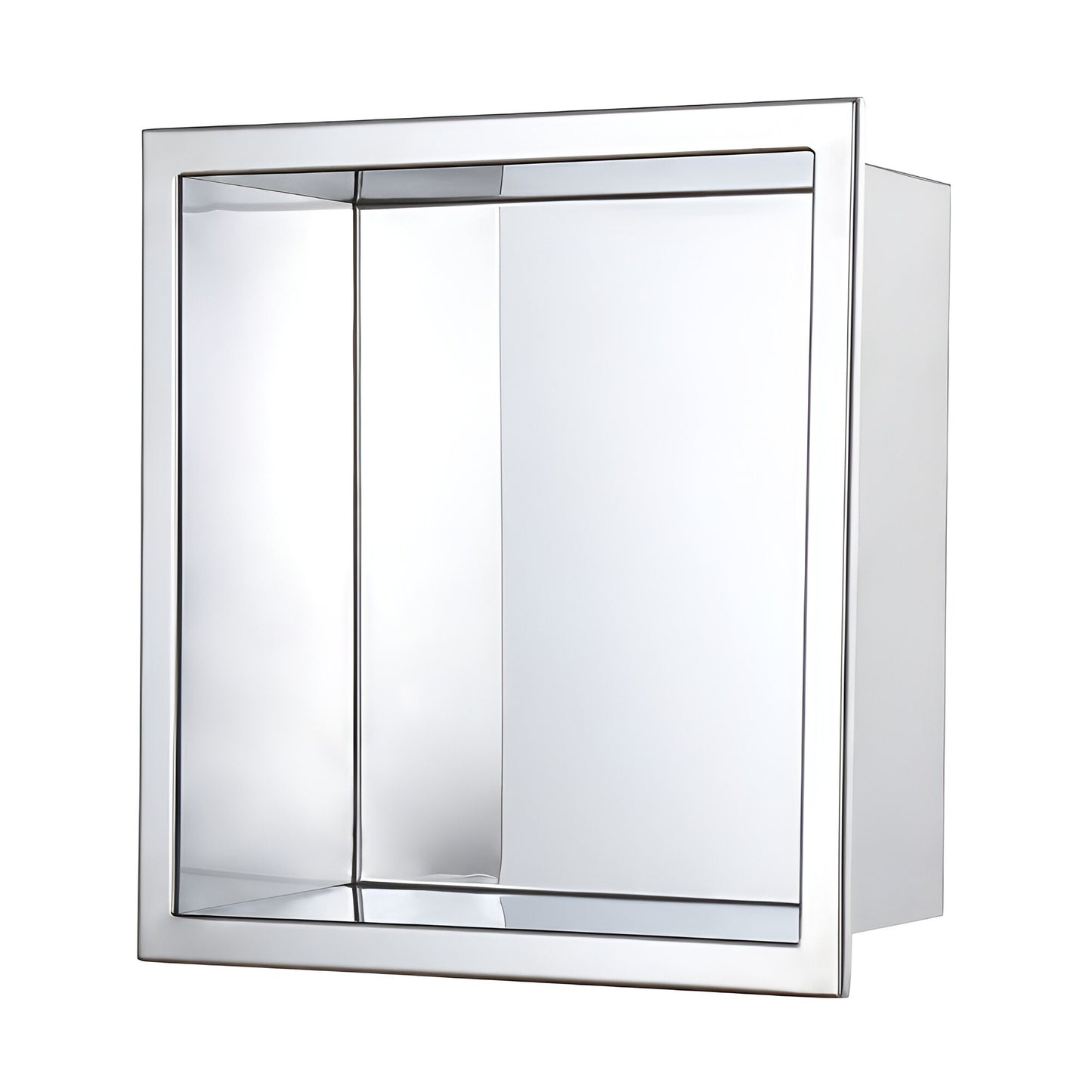 Stainless Steel Shower Niche, Built-in Wall Shelf for Bathroom (Black or Chrome)