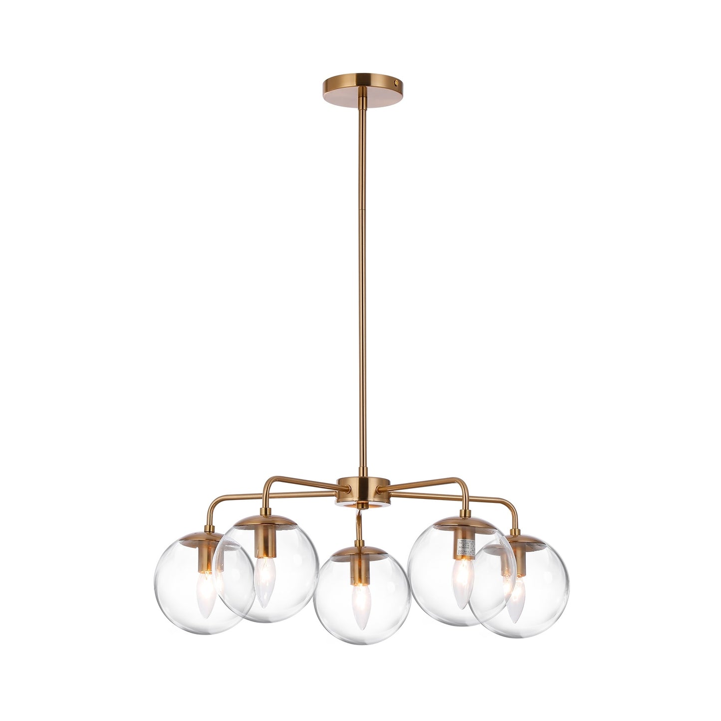 Sci-fi Minimalist Sputnik Sphere Chandelier - Modern Cosmic Lighting for Futuristic Ambiances