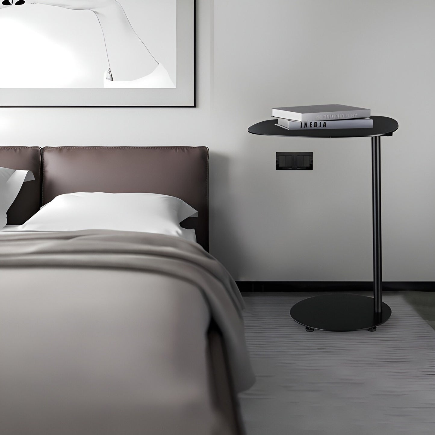 Lavene End Table - Living Room Coffee Side Table, Minimalist Simple Design