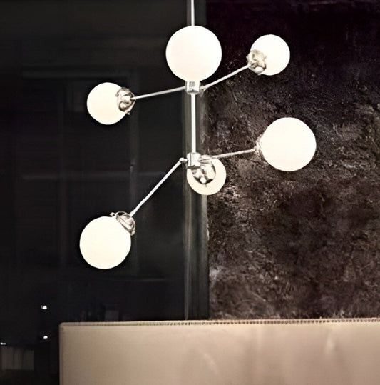 Modern Elegance: Meeks 6-Light Sputnik Sphere Chandelier for Stylish Illumination ✨