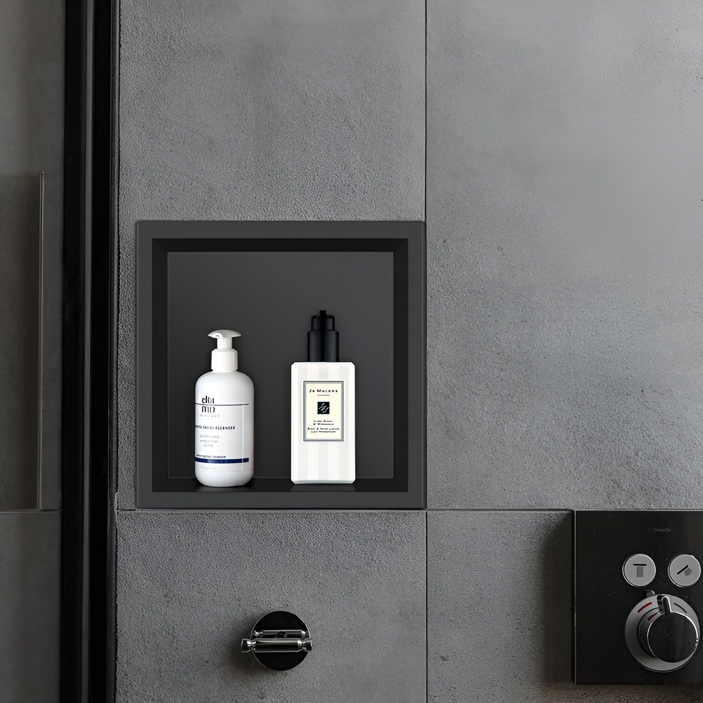Stainless Steel Shower Niche and Shelf - Streamlined Bathroom Storage and Elegance 17.5 x 17.5