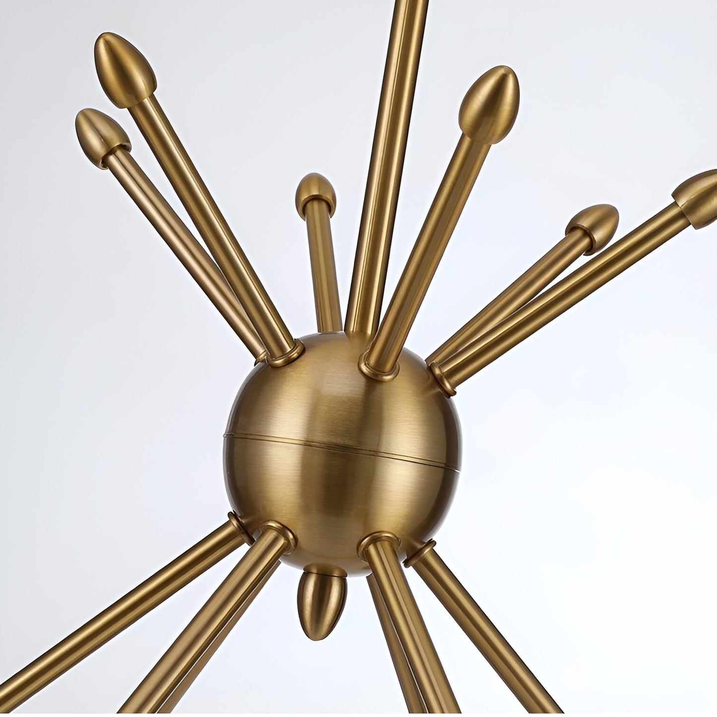 Evansville 6 - Light Sputnik Pendant, Modern Ceiling Chandelier with Futuristic Style