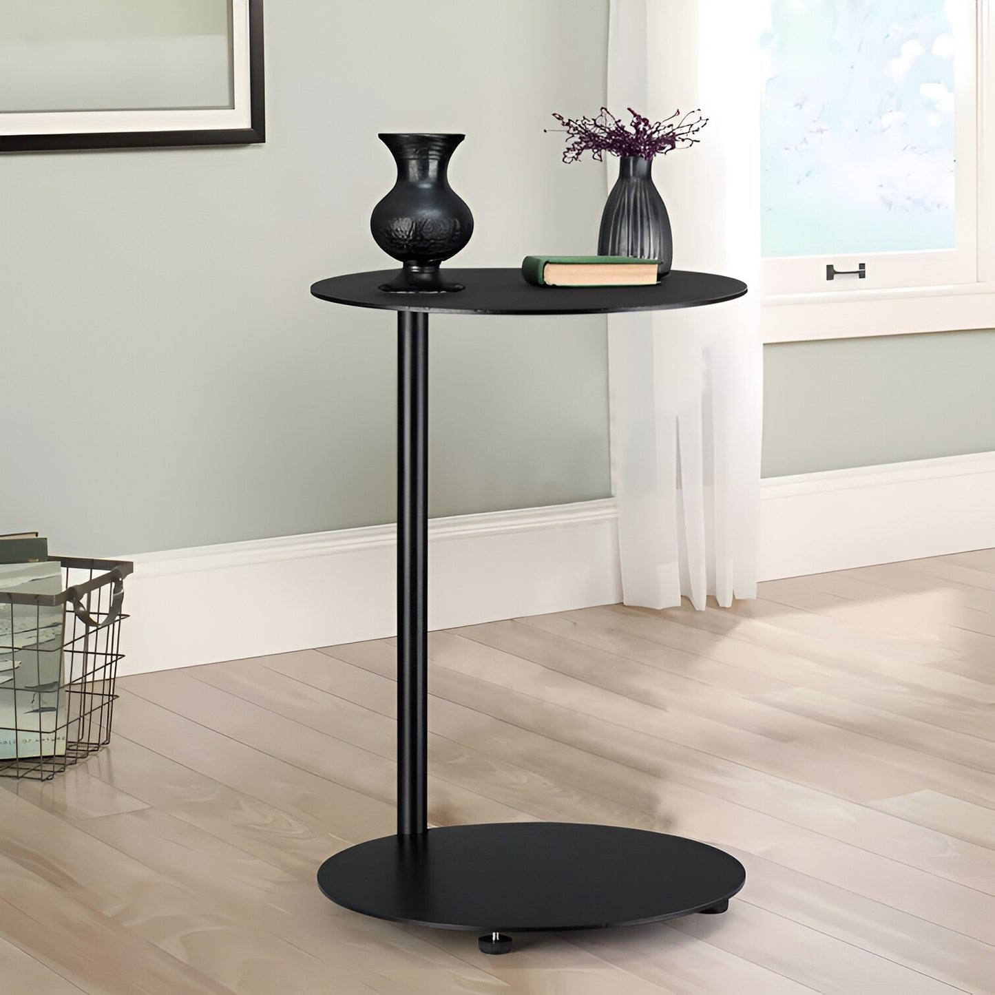 Laquonda Sofa Side Table - Slide Under Sofa, Couch or Bed Mini End Table