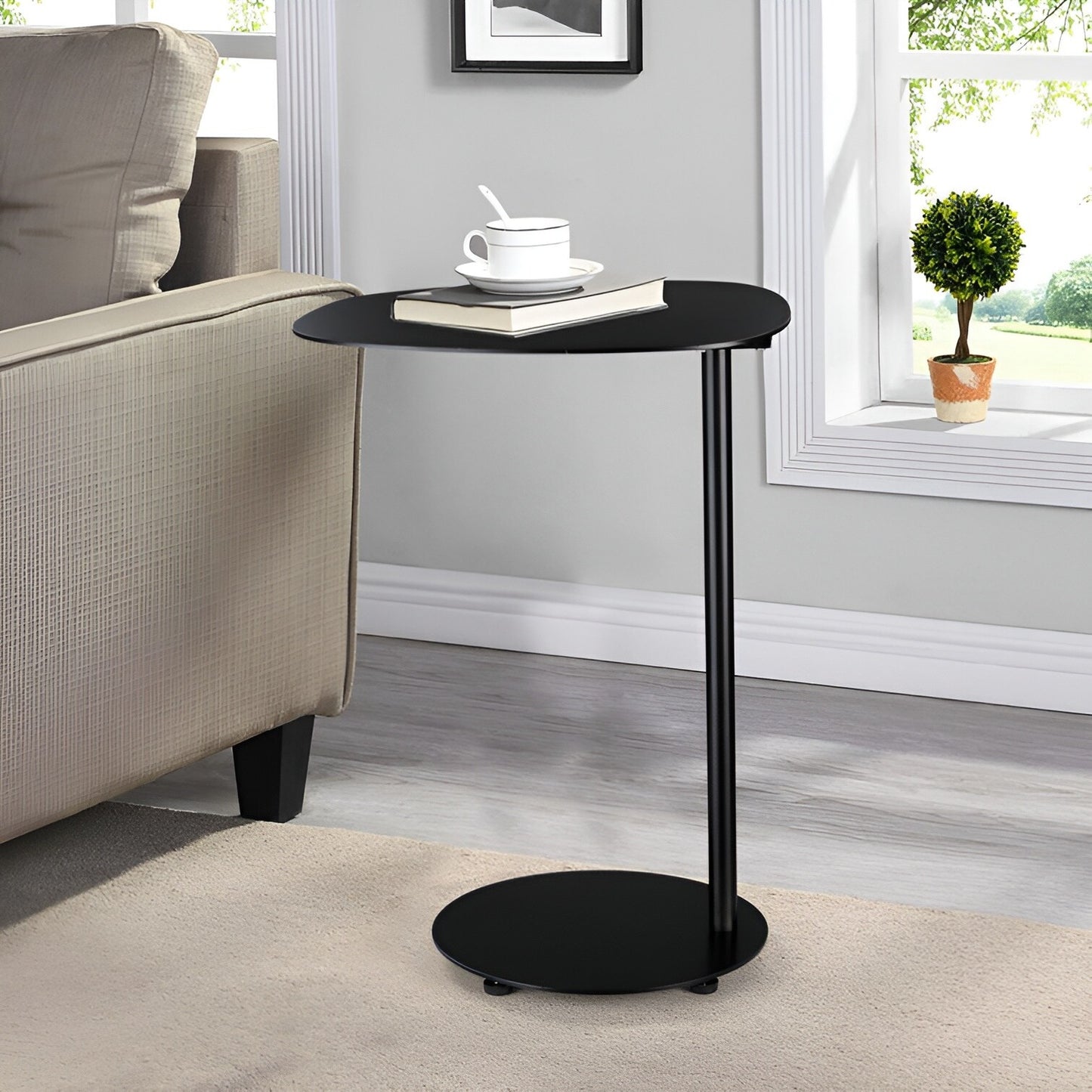 Lavene End Table - Living Room Coffee Side Table, Minimalist Simple Design