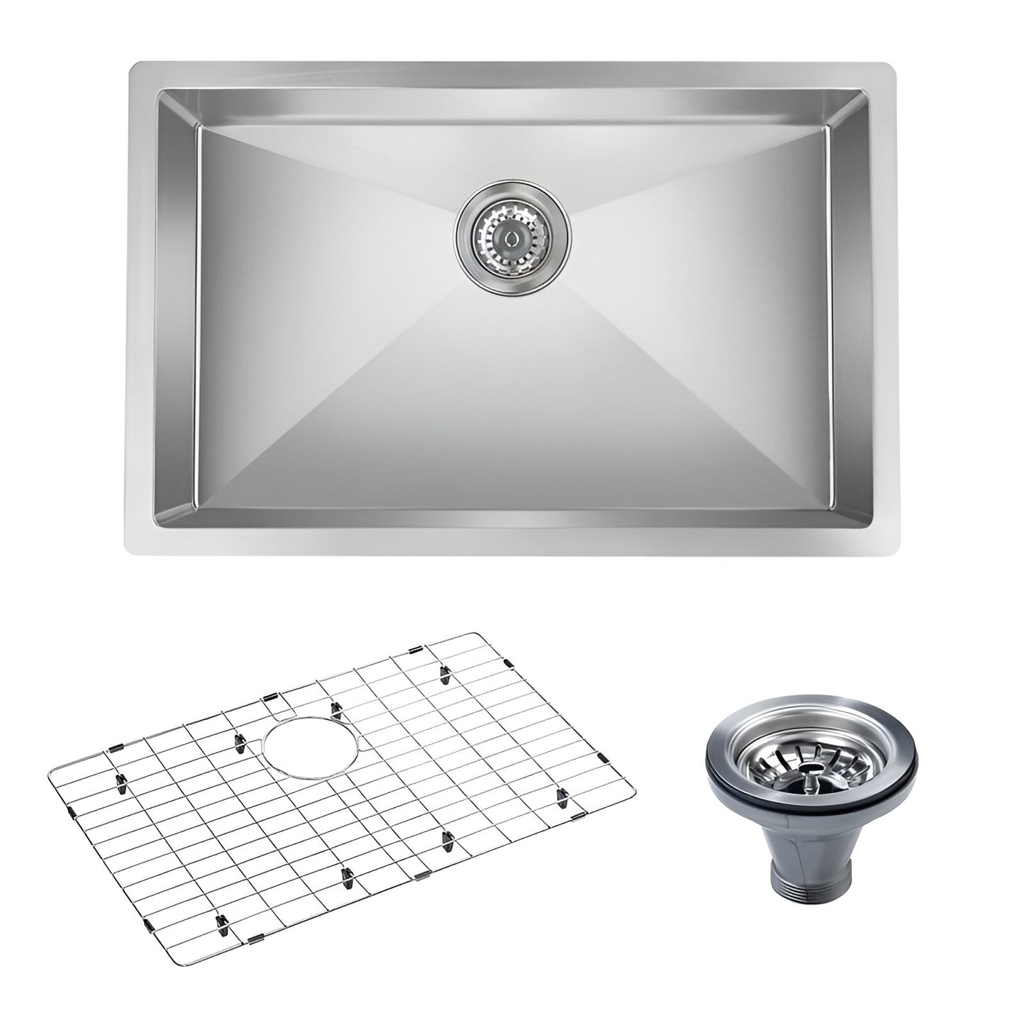 Upgrade Your Kitchen with Precision: Premium Undermount Single Bowl Stainless Steel Bulk Sink for Contemporary Elegance