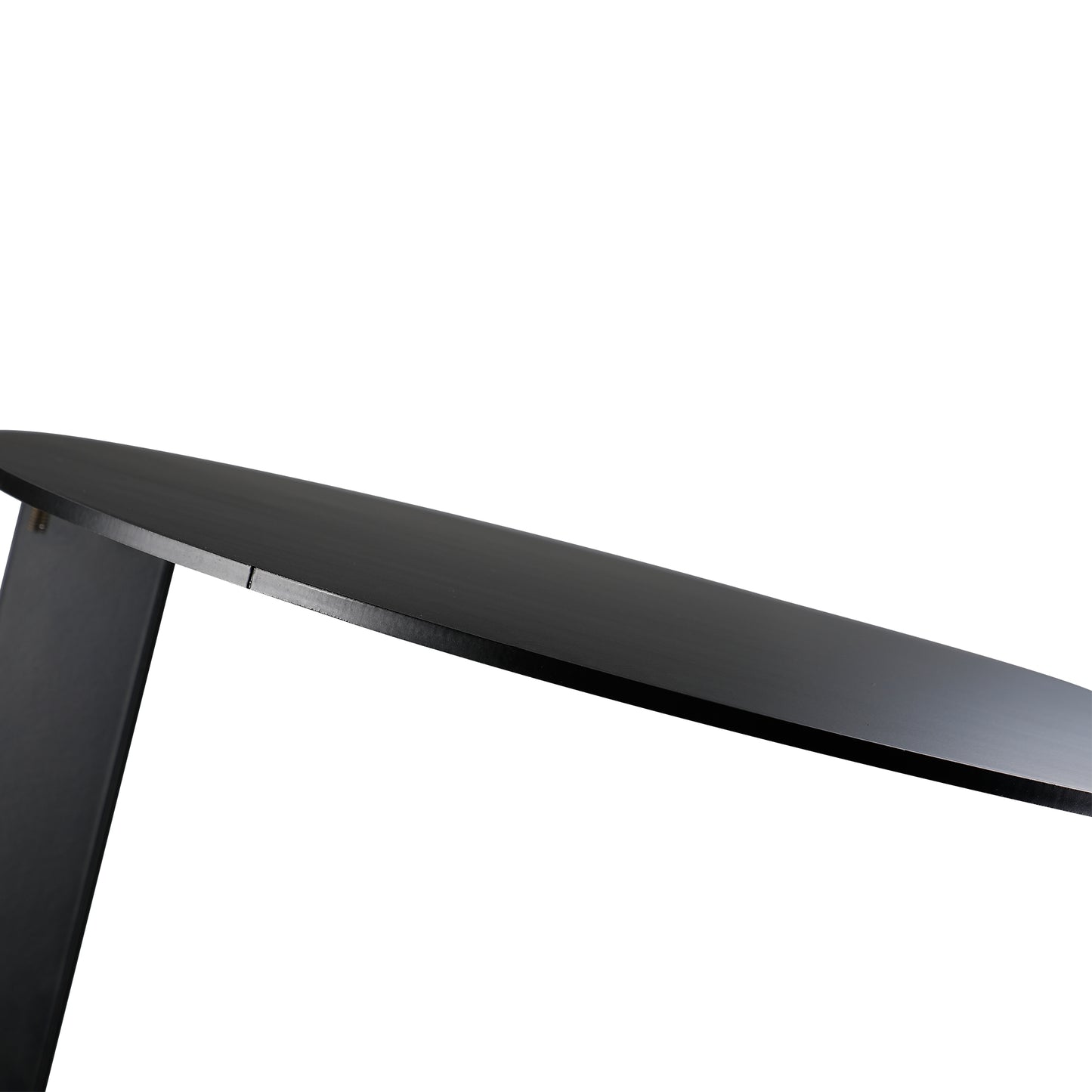 Black Modern Side Table End Table Accent Table Suitable for Sofa or Living Room