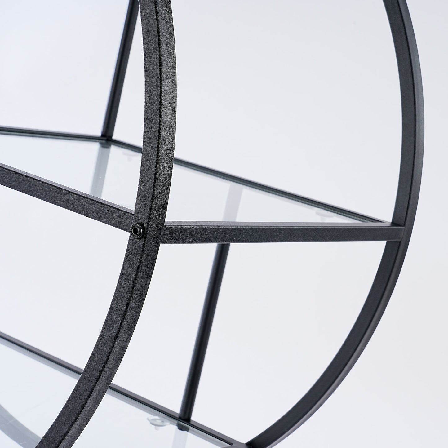 Vannoy Gold or Black Bar Cart on Wheels by DecoMust - Sleek and Stylish Home & Food Appetizer Table