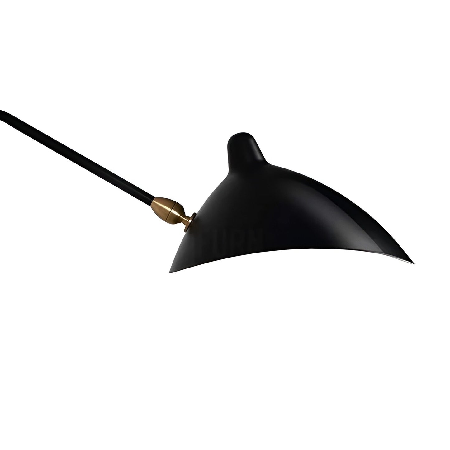 Modern 2-Lights Reading Light, Swing Arm Wall Sconce, Rotatable Black Wall Lights