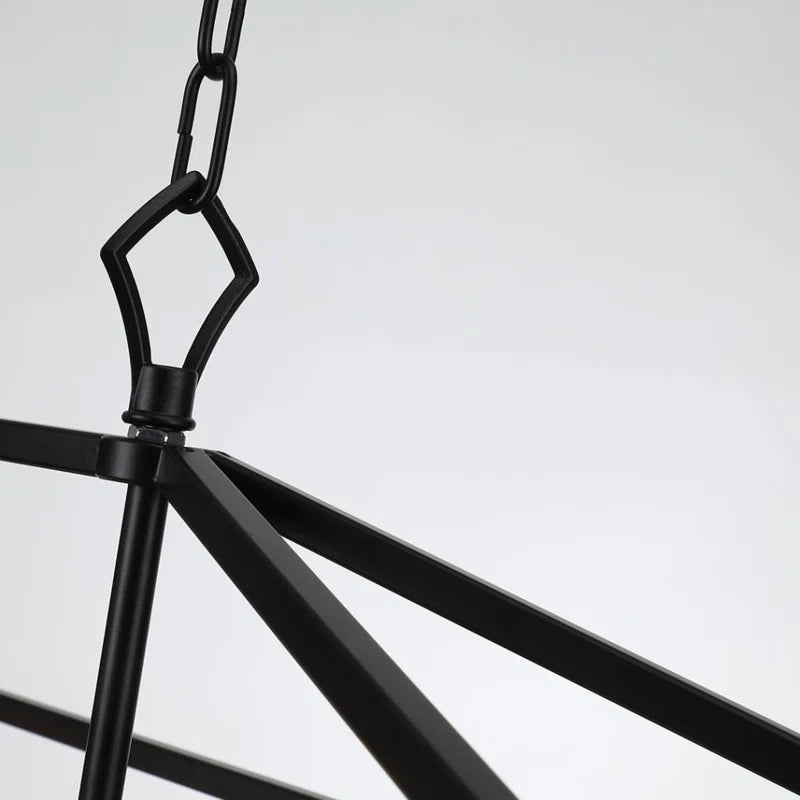 Minimalist Linear Rectangle Chandelier/Lantern for Kitchen Island
