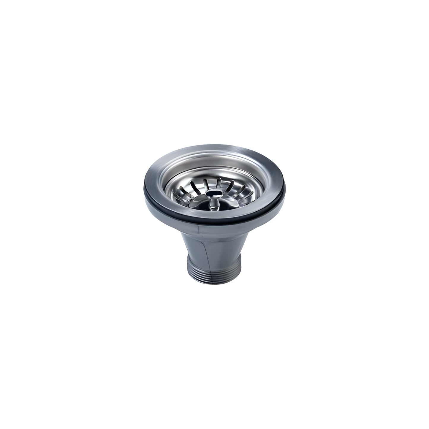 Single Black Granite Undermount Kitchen Sink 27" L X 18" W With Basket Strainer