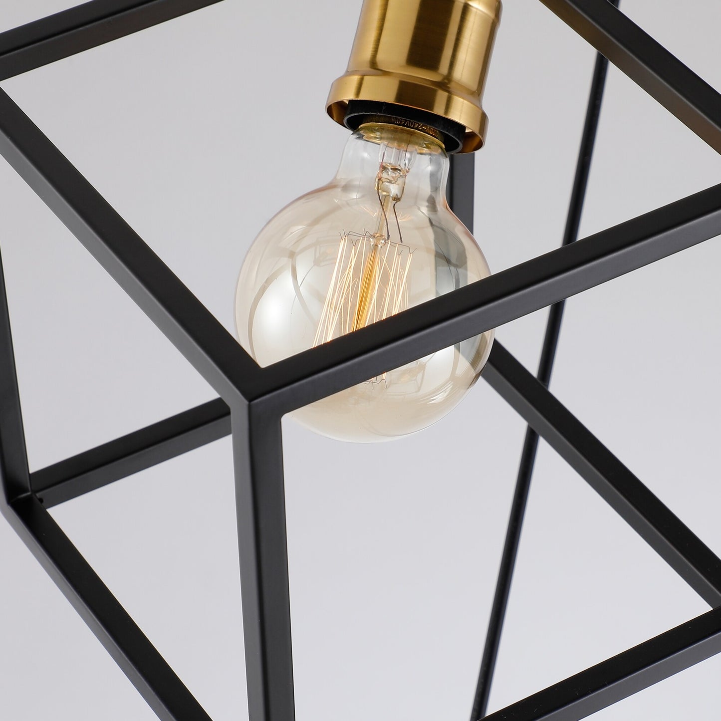 Seven Light Cluster Geometric Pendant – Adjustable Ceiling Light for Modern Spaces