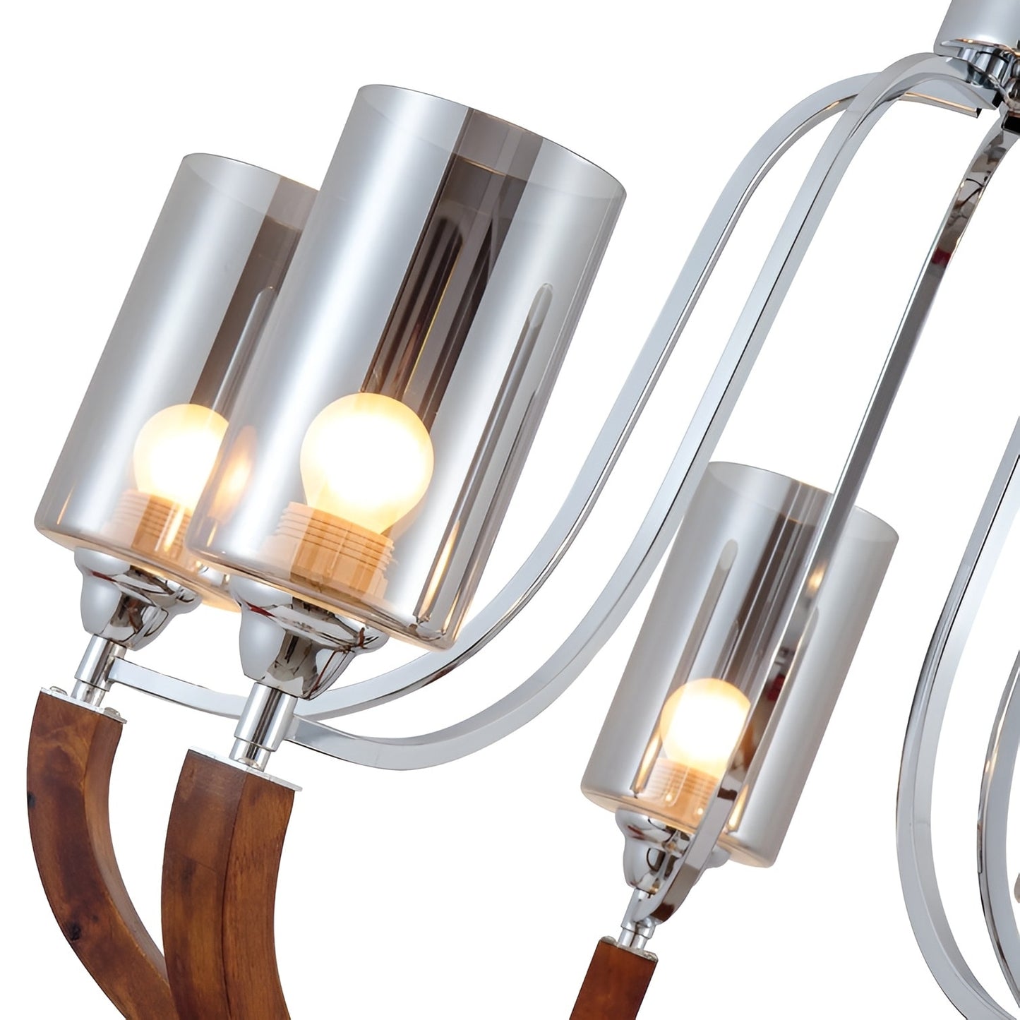 Dimmable Empire Medieval Farmhouse Style Chandelier, Candle Style (5 Lights)