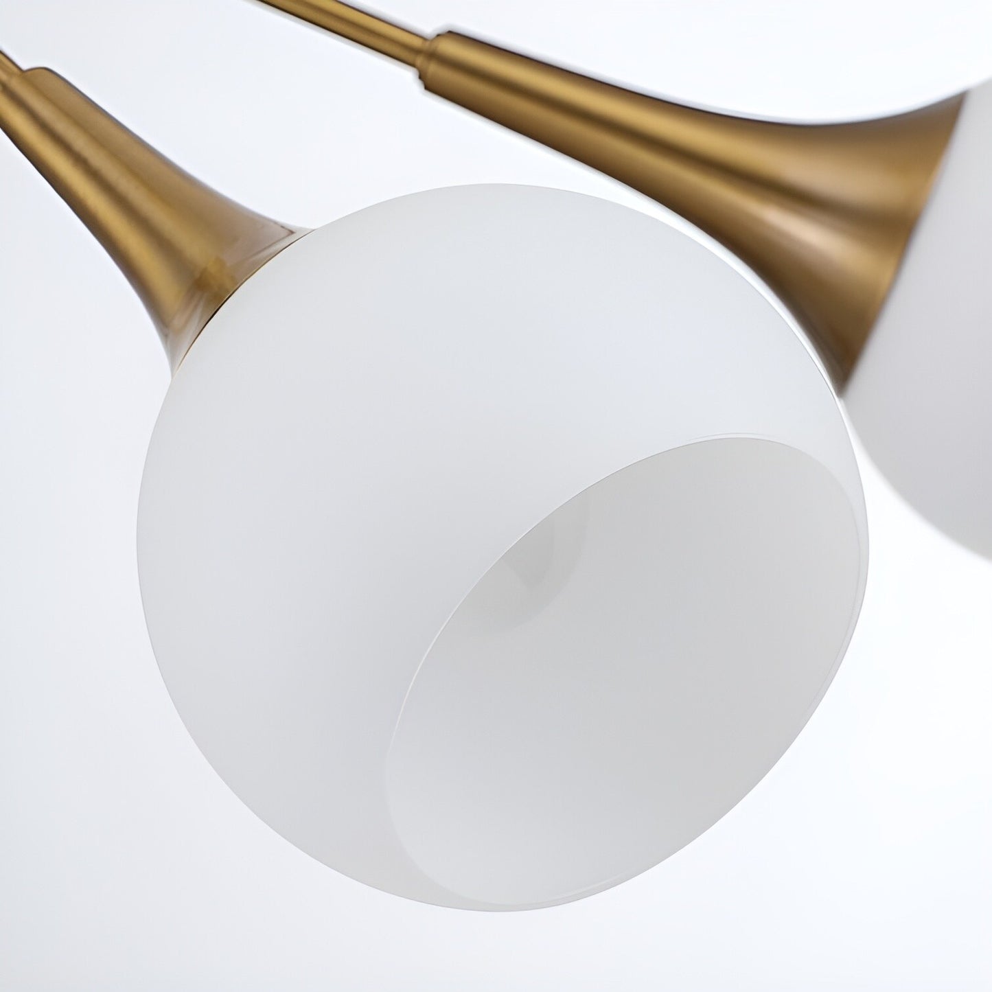 Evansville 6 - Light Sputnik Pendant, Modern Ceiling Chandelier with Futuristic Style