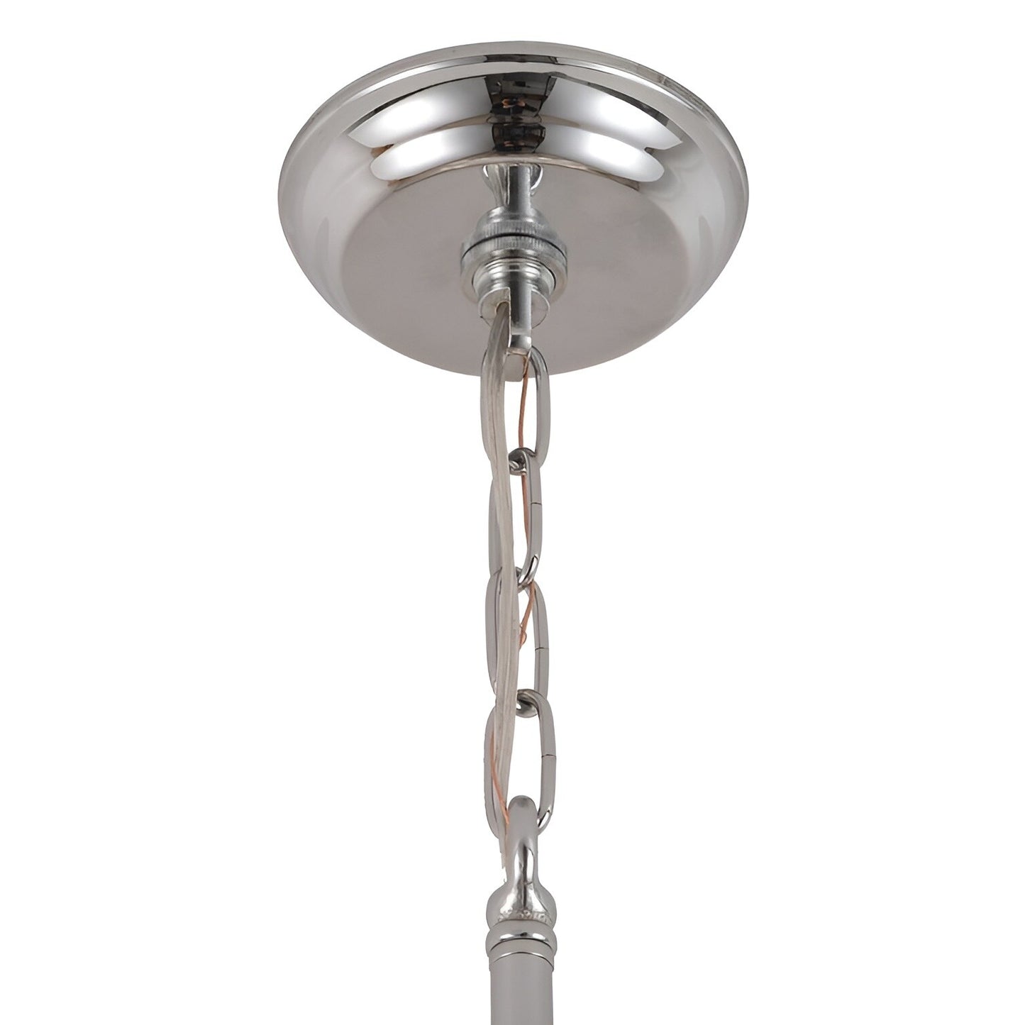Kye 6 - Resplendent 6-Light Chandelier | Premium Metal Craftsmanship & Striking Gray Glass Globes | Adjustable Height & Dimmer-Switch Enchantment ✨