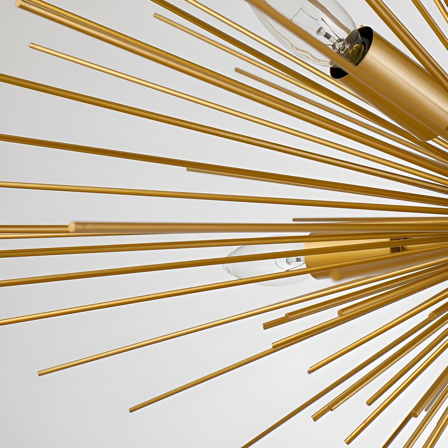 Lachance 27" Semi Flush Mount Sputnik Ceiling Light - Sci-fi Golden Globe Design