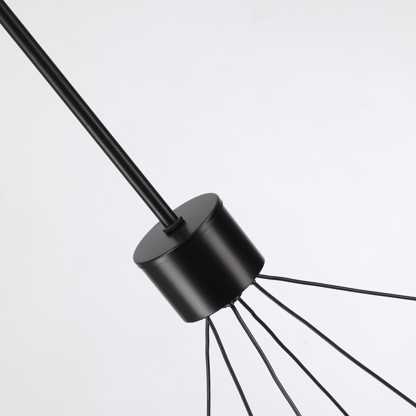 Kuzco Lighting Rezz Collection | 90W LED Chandelier - Black Finish 35.5" Wide🏰🌌✨