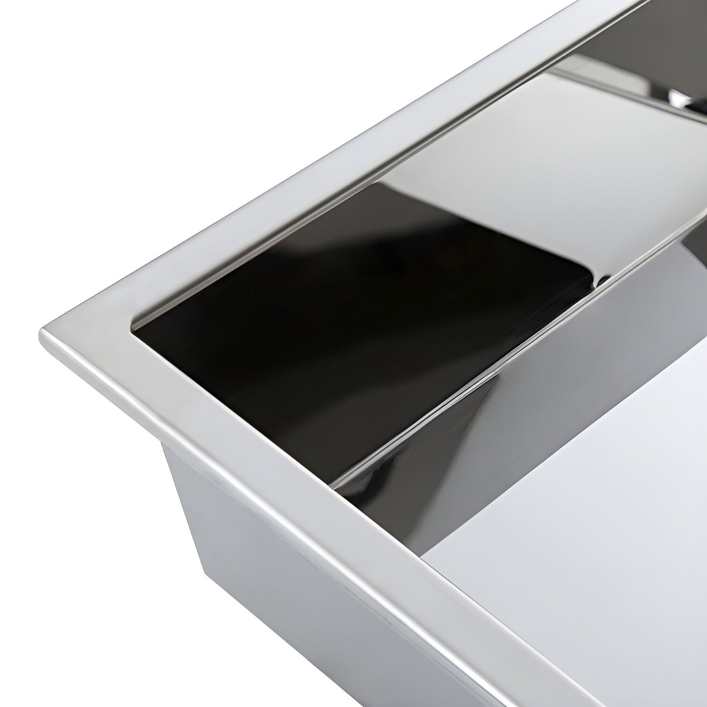 Shower Niche Matte Black 12" x 12" Stainless Steel Shelf Wall-insert