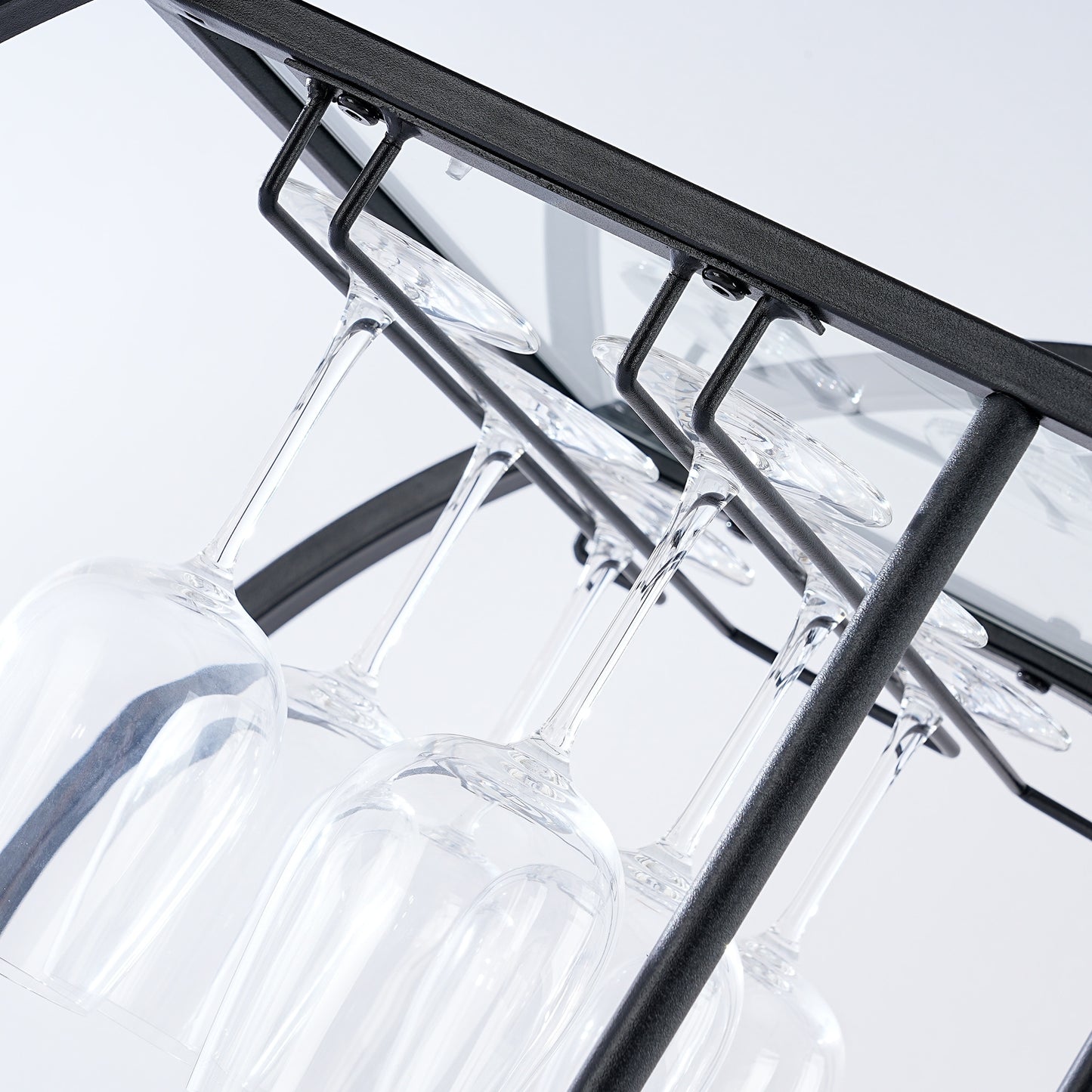 Vannoy Gold or Black Bar Cart on Wheels by DecoMust - Sleek and Stylish Home & Food Appetizer Table