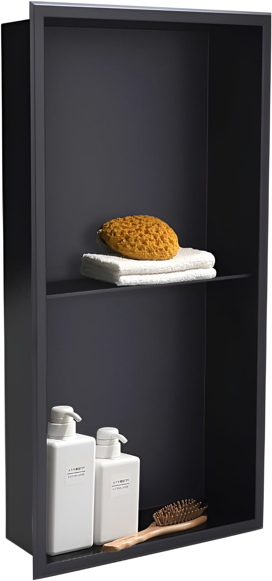 Stainless Steel Shower Wall Niche With Built-in Shelf for Bathroom Storage