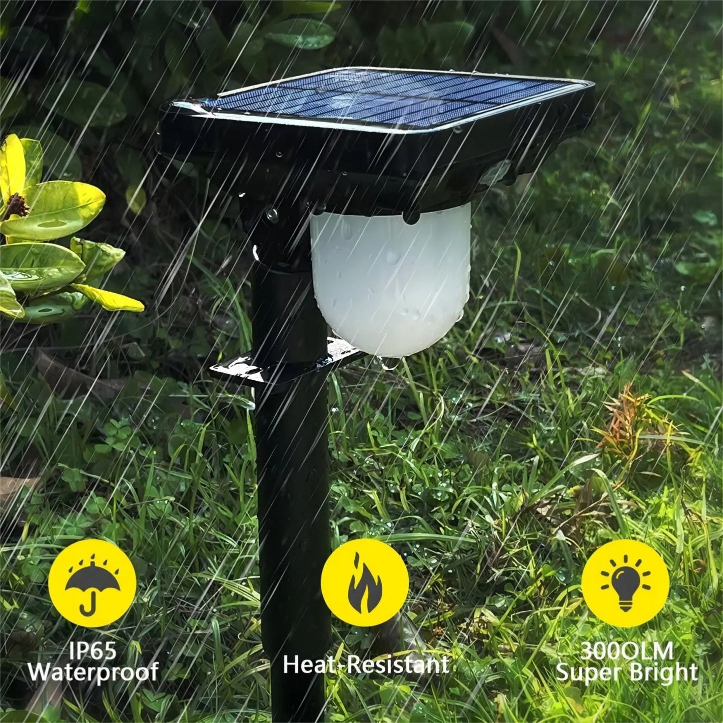 Solar Outdoor Lights, Solar Pathway Waterproof Lamp - Motion Sensor Pathway Light Landscape Path Lighting Yard Backyard Lawn