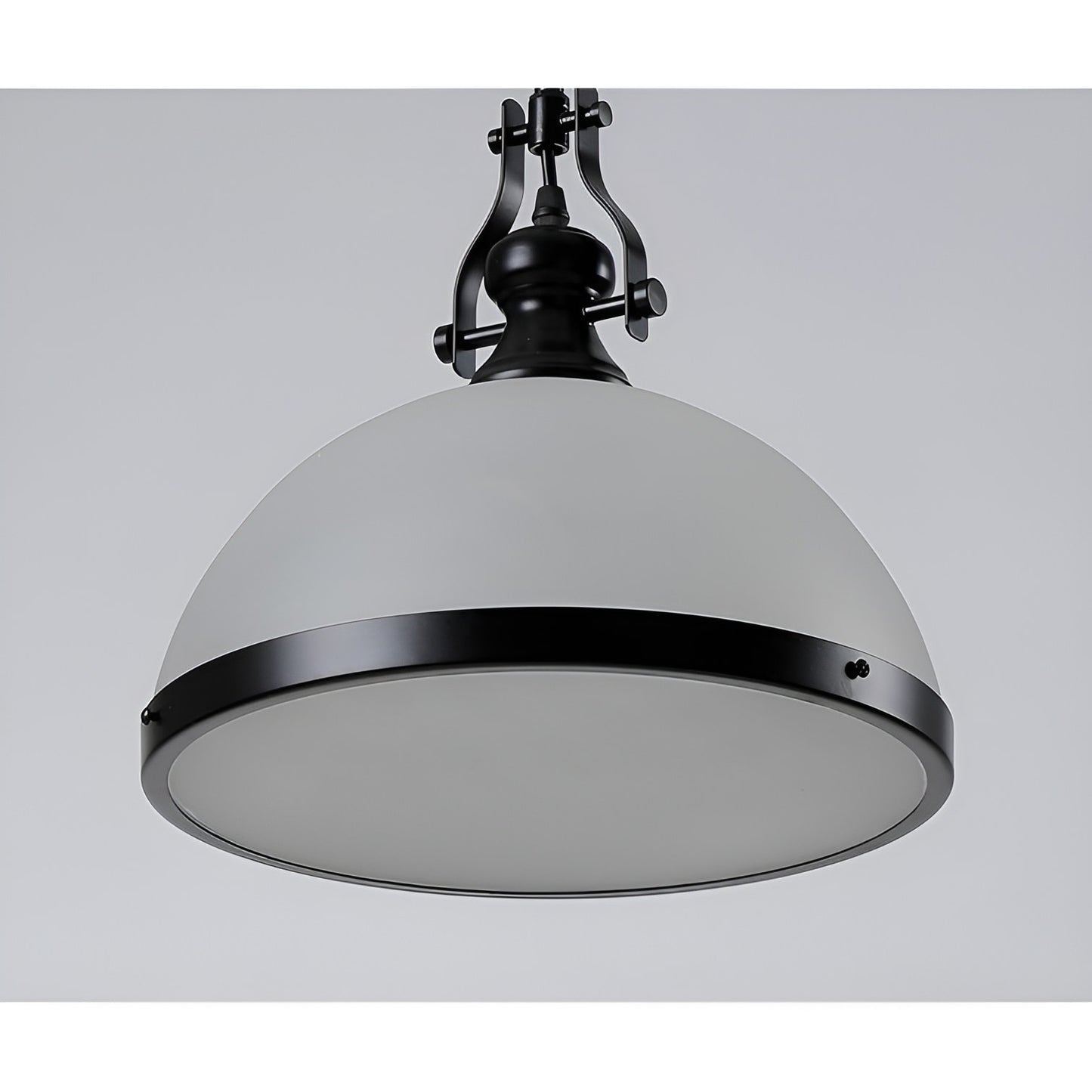Traditional Lights, White Ceiling Light Pendant, Lamp Fixture 12-Inch Modern Elegance