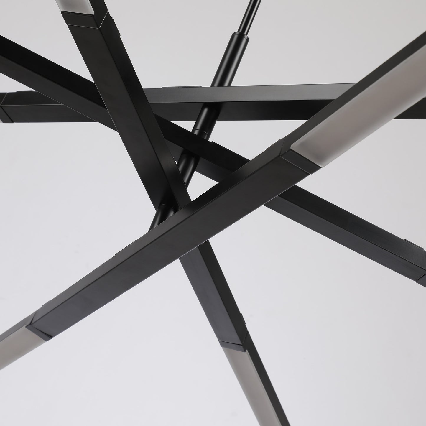 Cutlass Blade Adjustable Chandelier | Black LED Lighting Fixture- Nordic Modern Ceiling Light