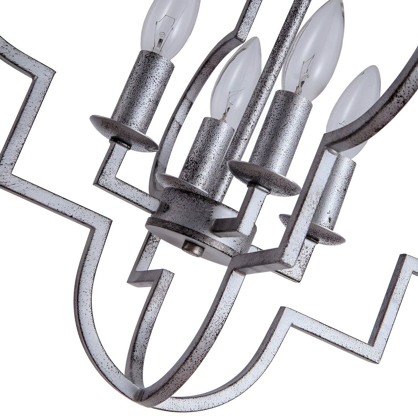 DecoMust Dequinton 4-Light Silver Ancient Style Medieval Pendant - Timeless Charm Illuminated β¨π°