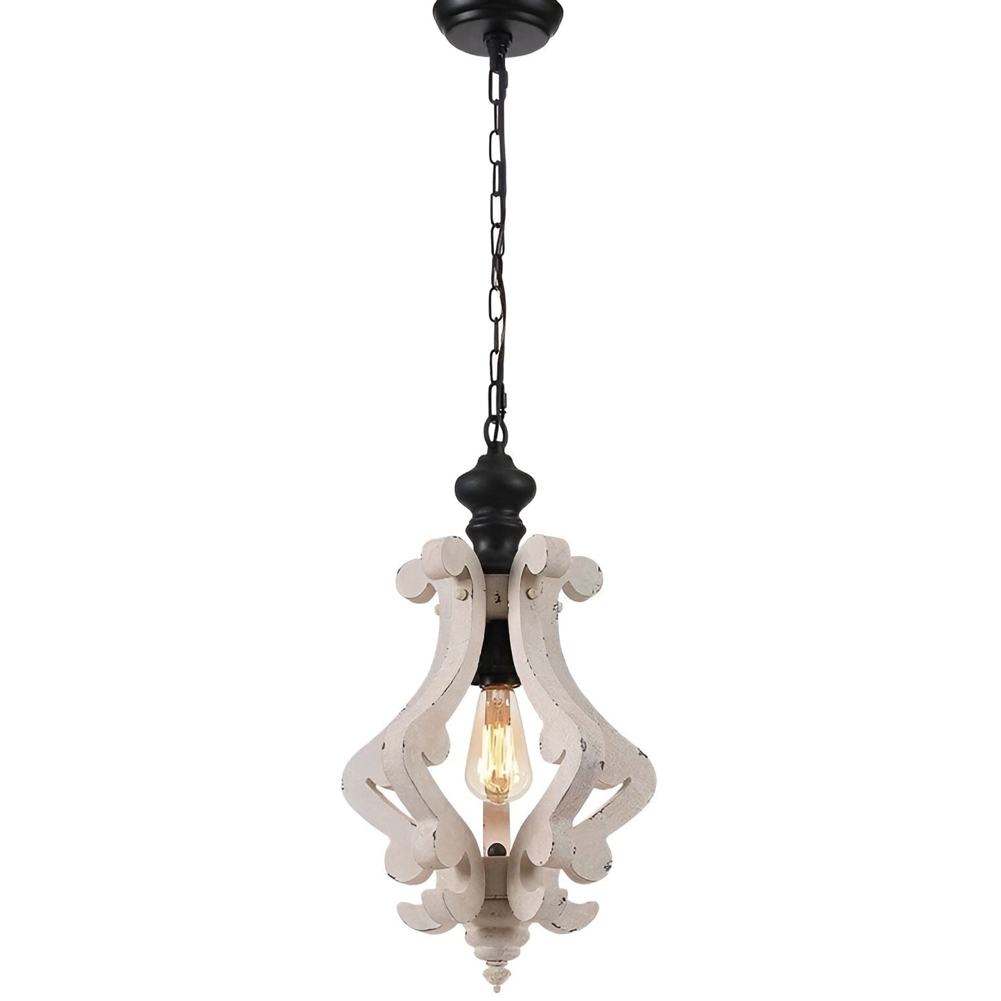 Mertz 1-Light Medieval Lantern Pendant, Ancient Times Lamp, Dark Oil Bronzed / Beige