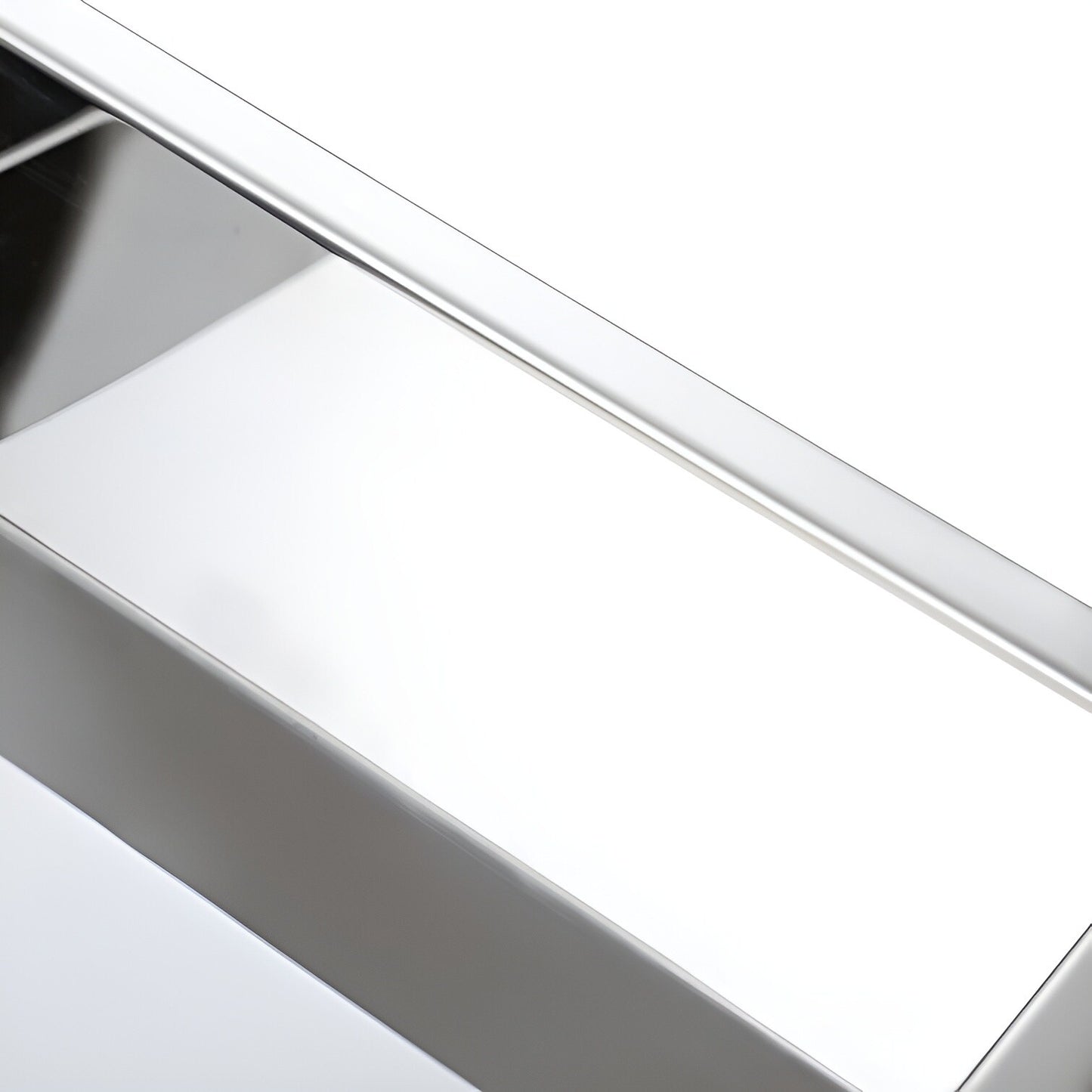 Shower Niche Matte Black 12" x 12" Stainless Steel Shelf Wall-insert