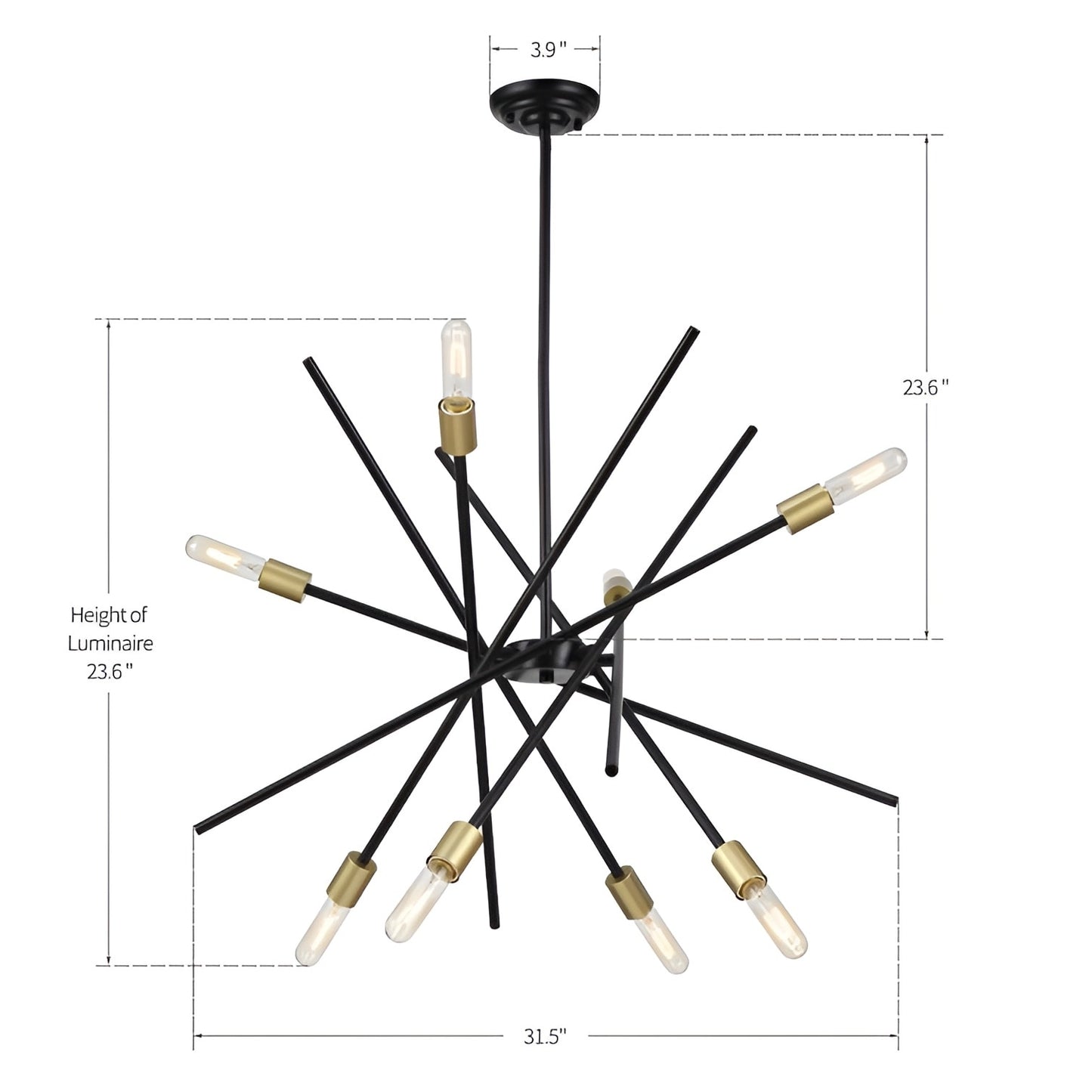 Sci-fi Adjustable Chandelier, Antique Bronze For Dining Room Or Entryways
