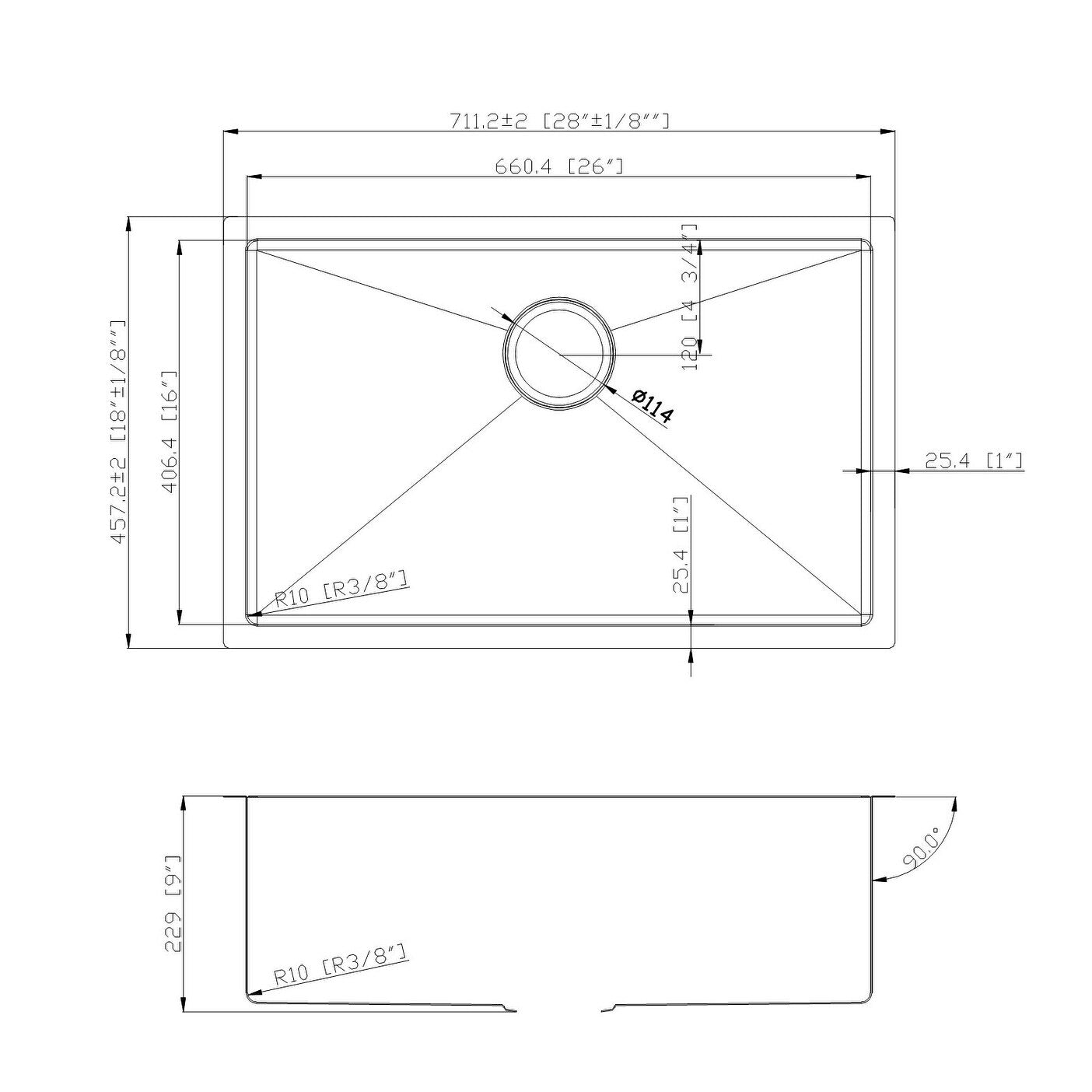 Upgrade Your Kitchen with Precision: Premium Undermount Single Bowl Stainless Steel Bulk Sink for Contemporary Elegance
