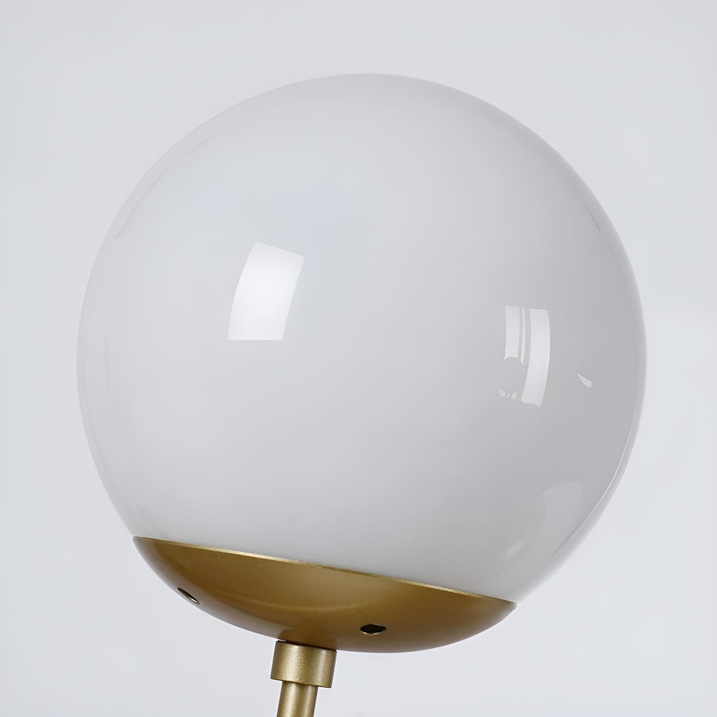 Globe White Pendant Lights for Kitchen Island, Futuristic Spheres (Black or Gold)