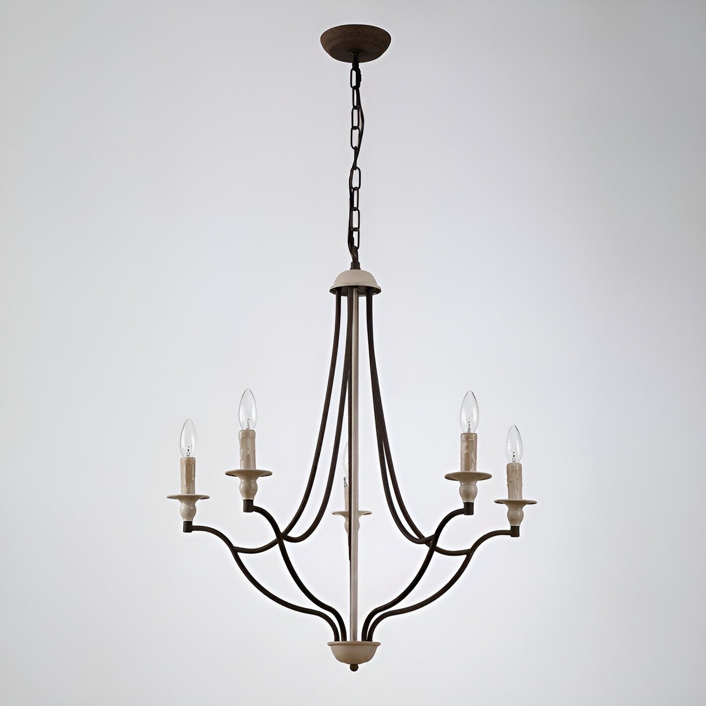 Rawson 26-Inch 5-Light French Country Empire Antique Candle Style Chandelier
