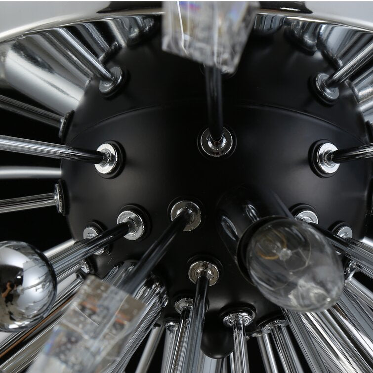Semi-Flush Mount Sparta Sputnik Starburst Ceiling Lamp