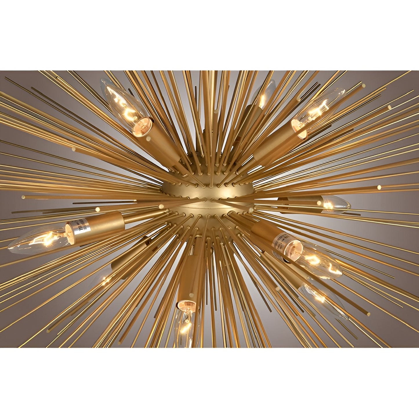 Star Sci-fi Chandelier - Gold Sphere Model Sputnik Lamp, Futuristic Scifi Pendant Light