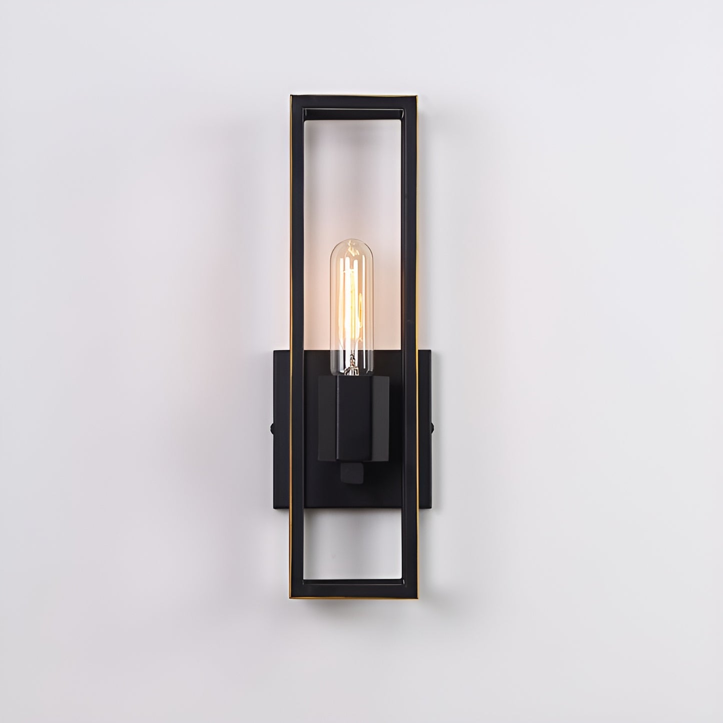 Luxury & Minimalist Wall Sconce - Dimmable Armed Sconce (Black or Gold) (set of 1)