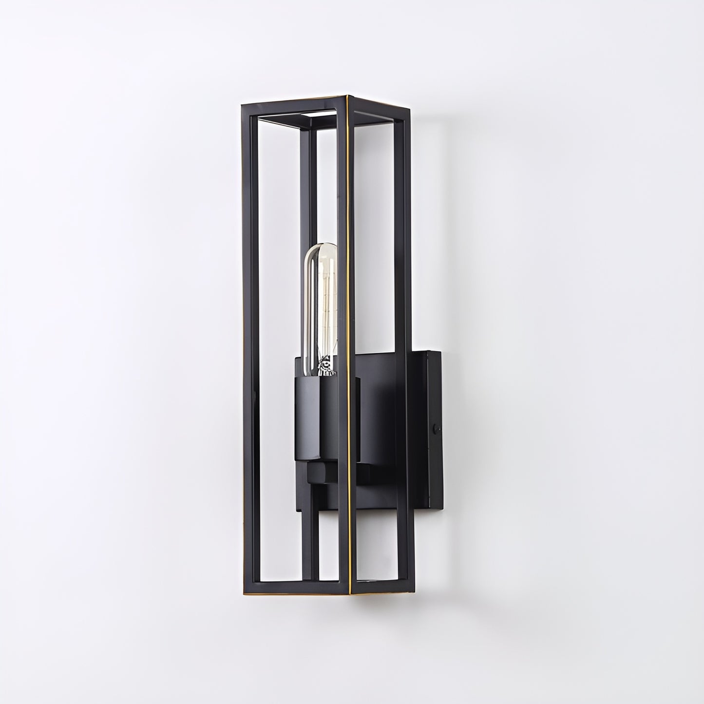 Luxury & Minimalist Wall Sconce - Dimmable Armed Sconce (Black or Gold) (set of 1)