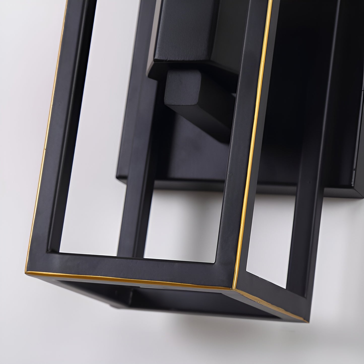 Luxury & Minimalist Wall Sconce - Dimmable Armed Sconce (Black or Gold) (set of 1)
