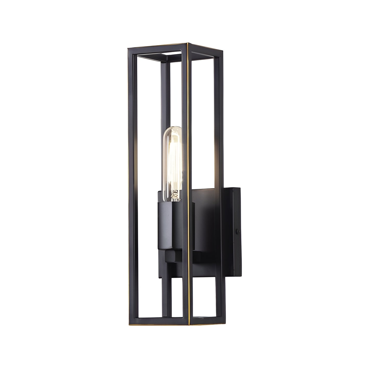 Luxury & Minimalist Wall Sconce - Dimmable Armed Sconce (Black or Gold) (set of 1)
