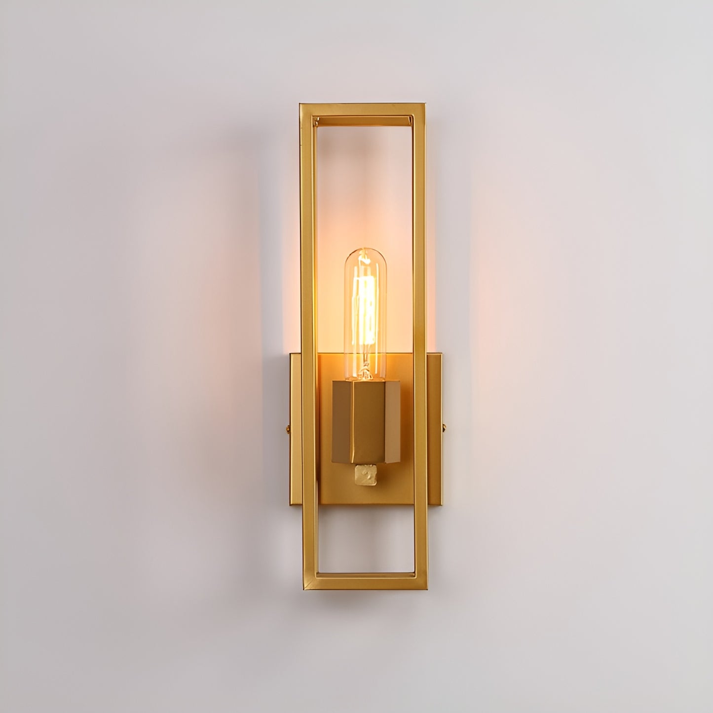 Luxury & Minimalist Wall Sconce - Dimmable Armed Sconce (Black or Gold) (set of 1)