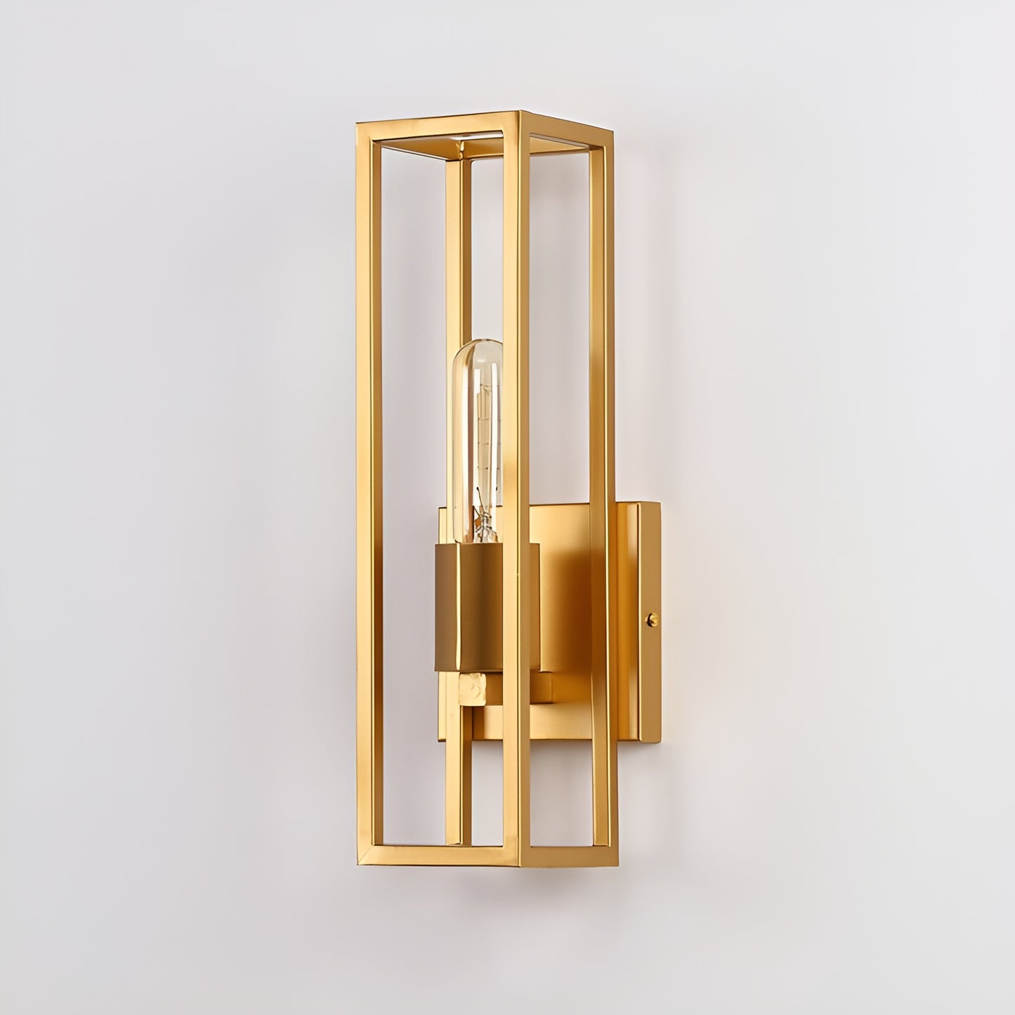 Luxury & Minimalist Wall Sconce - Dimmable Armed Sconce (Black or Gold) (set of 1)