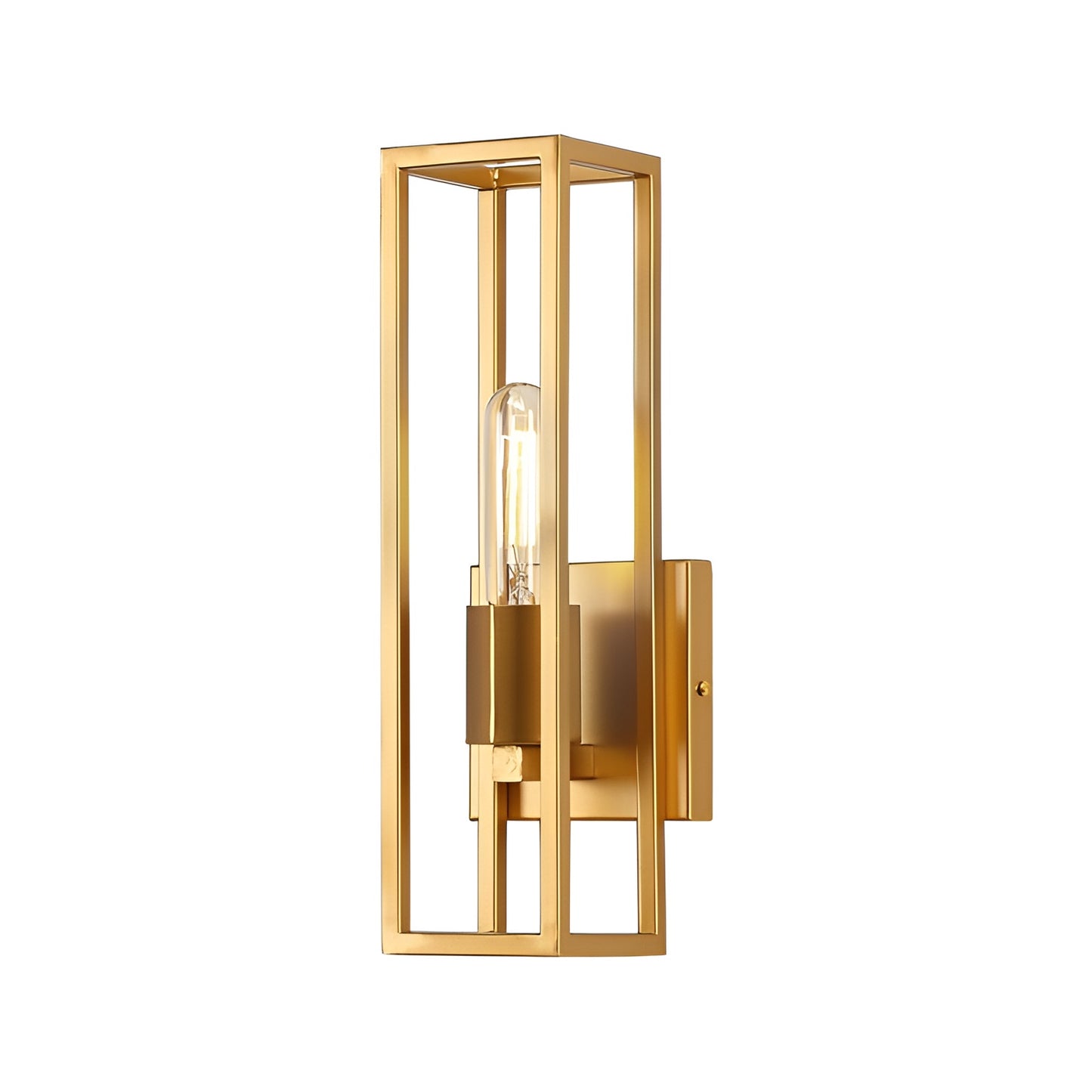 Luxury & Minimalist Wall Sconce - Dimmable Armed Sconce (Black or Gold) (set of 1)
