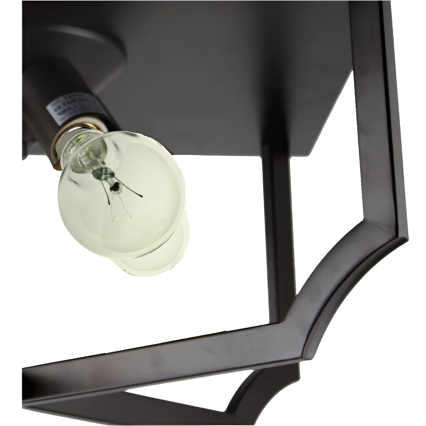 Retro Modern Industrial Ceiling Light, Flush Mount Fixture