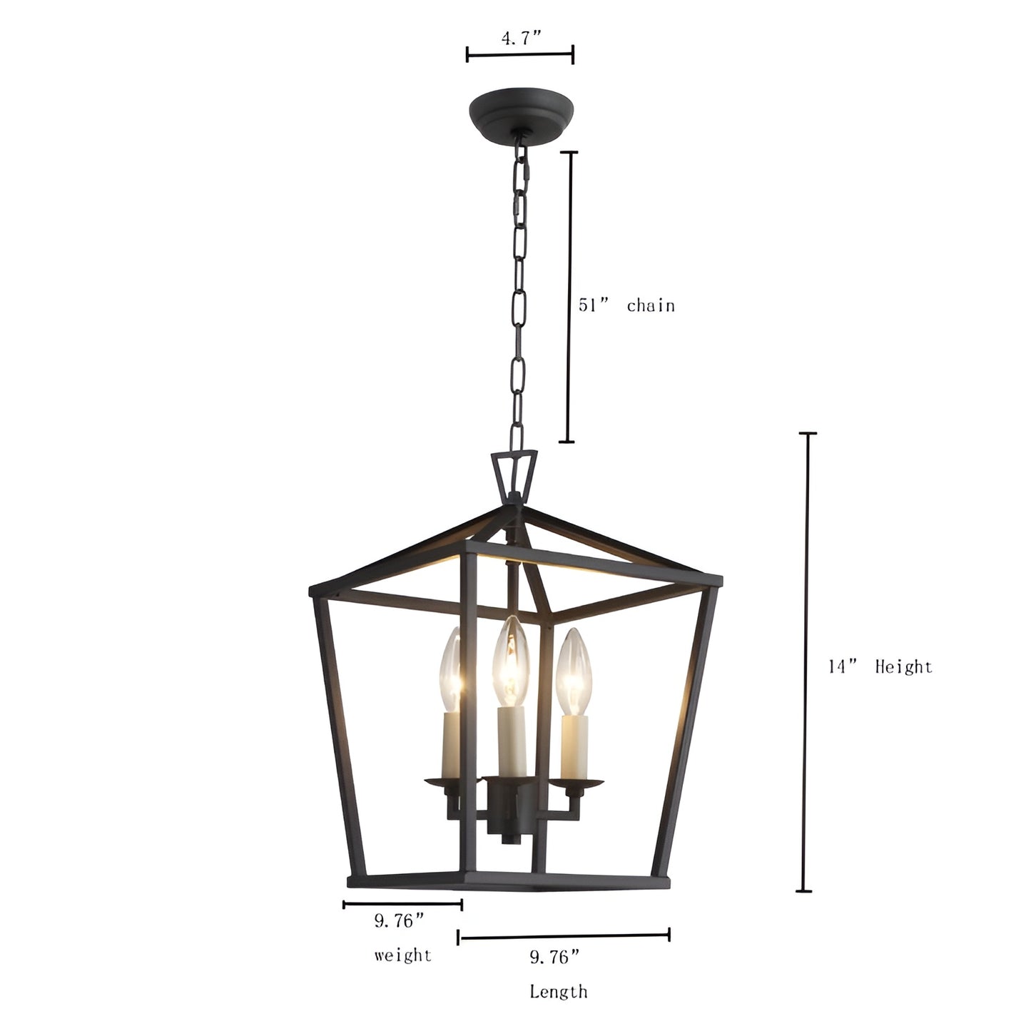 Open Cage Lantern Pendant, Medieval Entry Kitchen Island Mini Chandelier