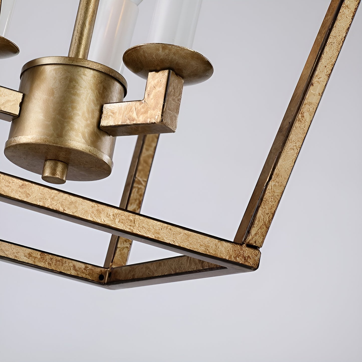 Open Cage Lantern Pendant, Medieval Entry Kitchen Island Mini Chandelier