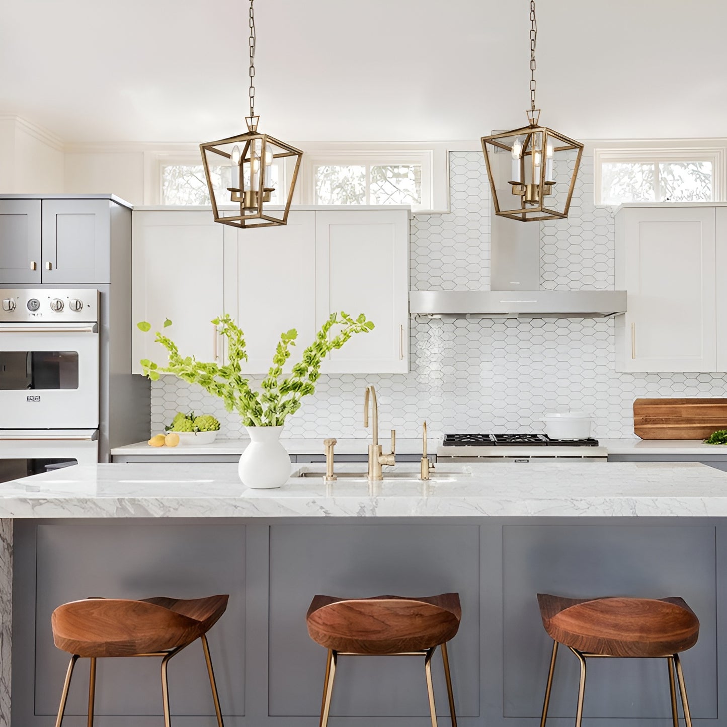 Open Cage Lantern Pendant, Medieval Entry Kitchen Island Mini Chandelier
