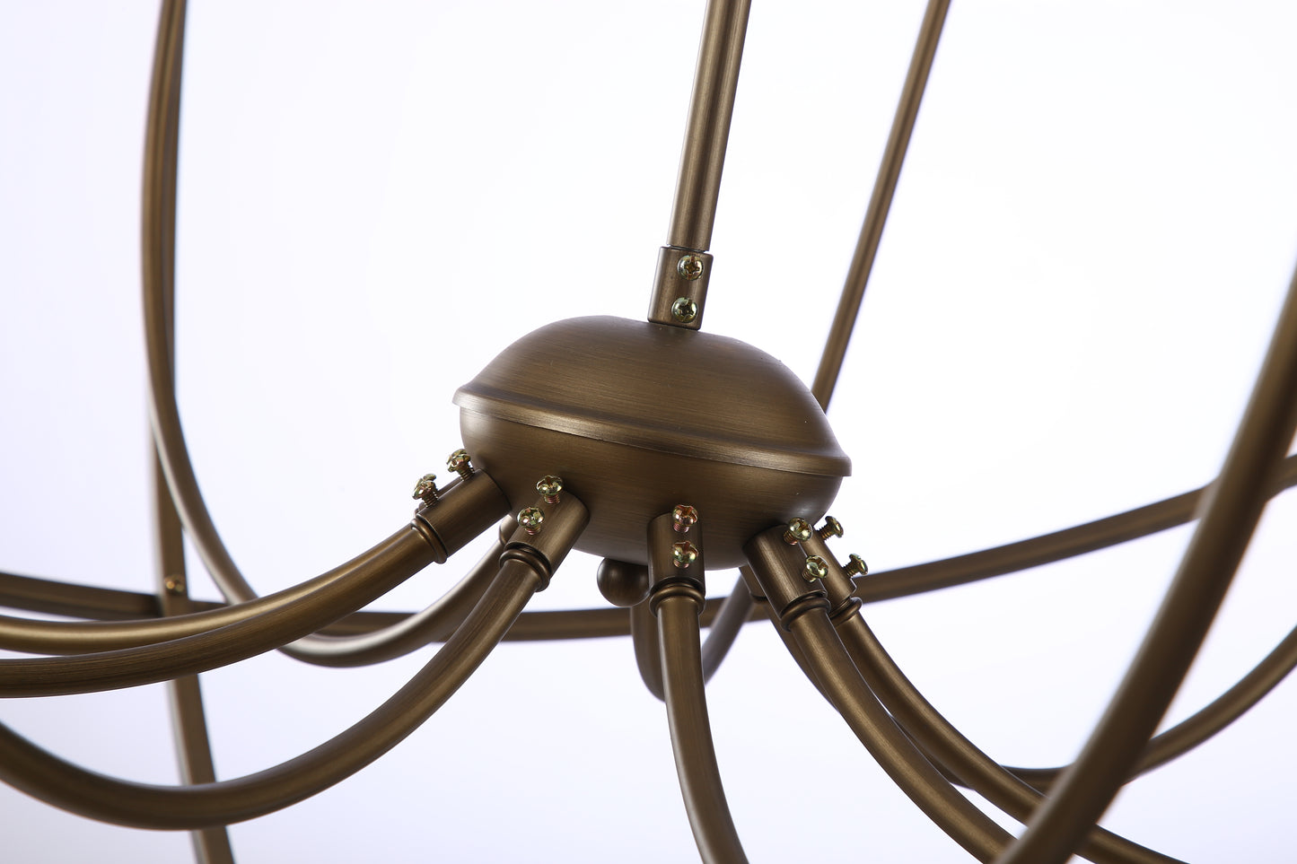 Oil Bronze Globe Chandelier, Traditional Spherical Light Unique Statement