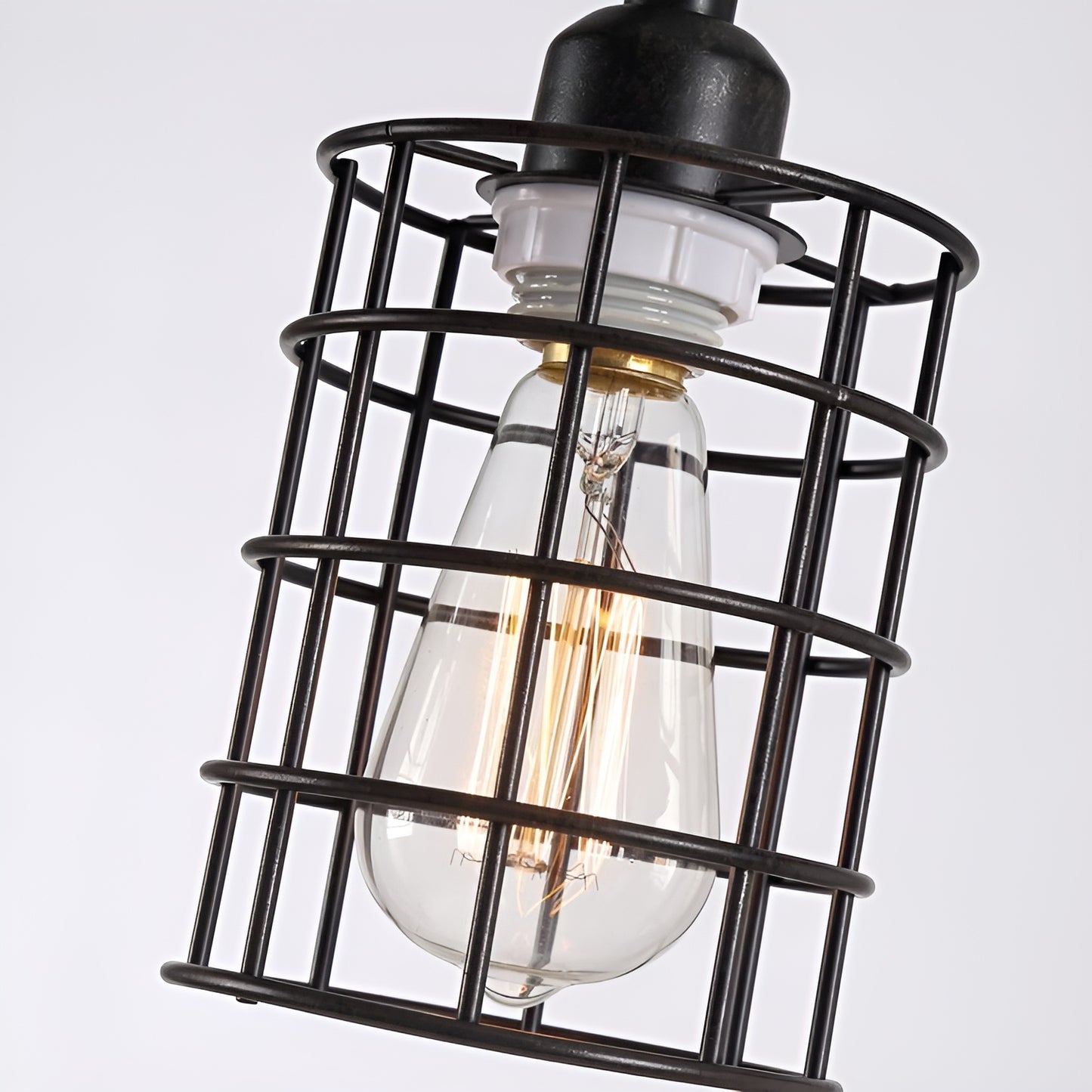 Retro Cluster Lights, Industrial Cylinder Flush Mount Ceiling Light