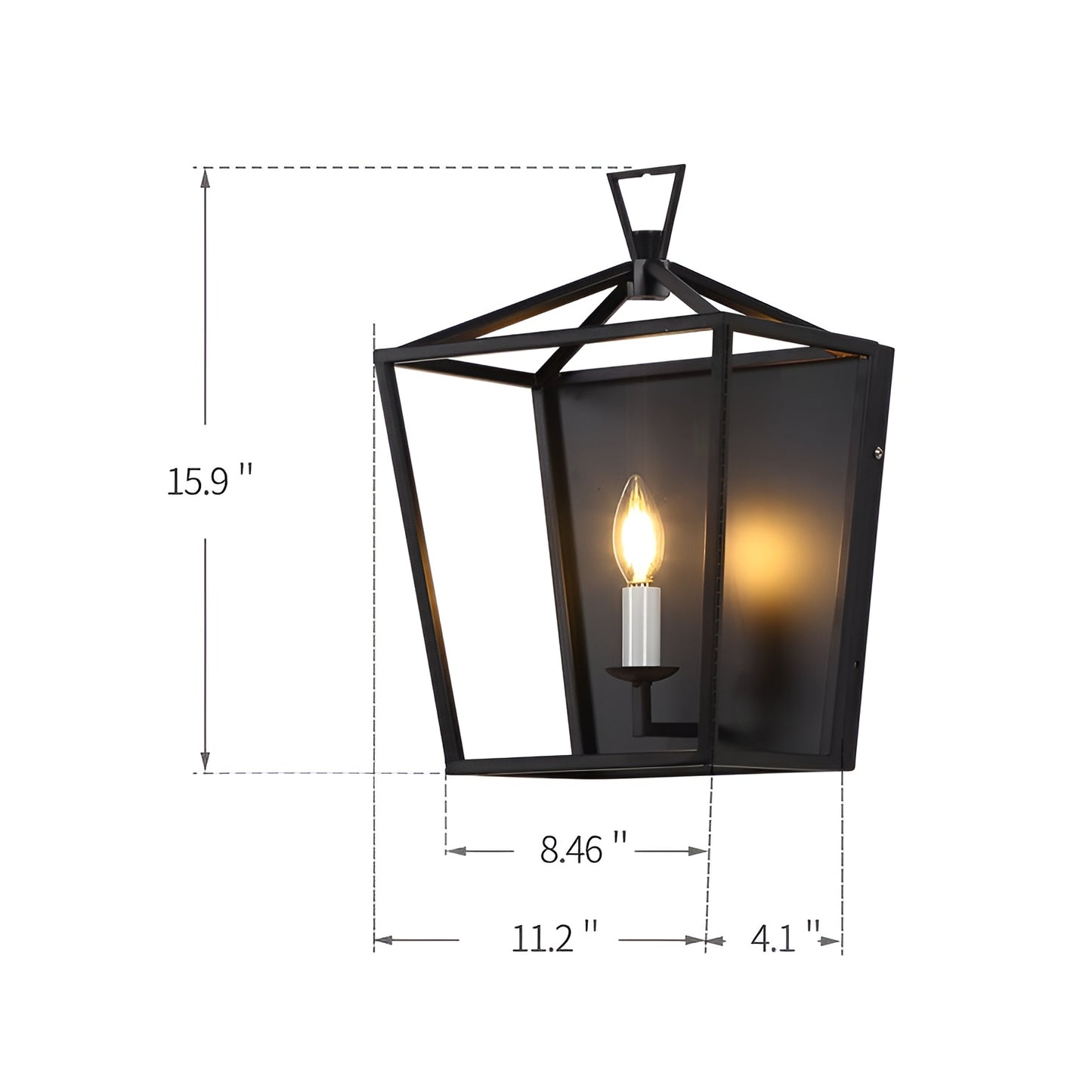 Vintage Wall Lights, Fantasy Candle Style & Dimmable (Set of 2)